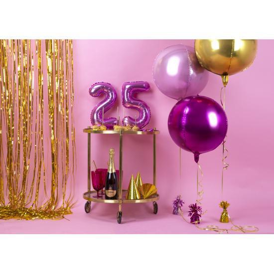 Globo foil "2" rosa oscuro Globo foil "2" rosa oscuro