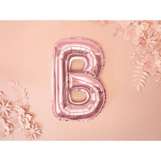 Globo foil letra B oro rosa (35 cm) Globo foil letra B oro rosa (35 cm)