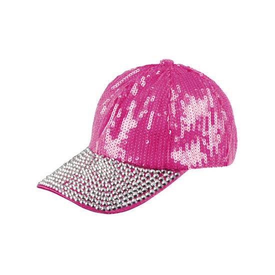 Gorra de Lentejuelas Rosa para adulta Gorra de Lentejuelas Rosa para adulta