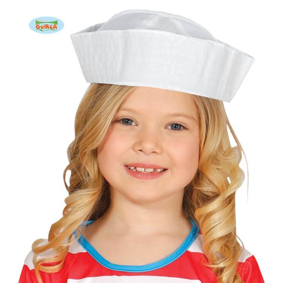 Gorro de marinero blanco infantil ^ Gorro de marinero blanco infantil ^