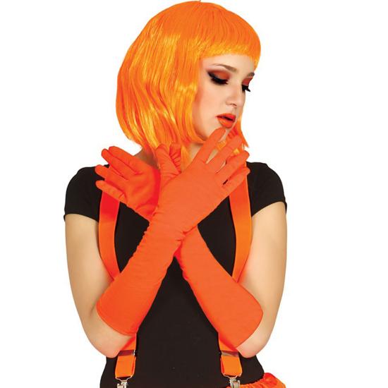 Guantes naranjas largos * Guantes naranjas largos *