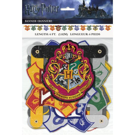 Guirnalda Happy Birthday Harry Potter - Hogwarts Houses Guirnalda Happy Birthday Harry Potter - Hogwarts Houses