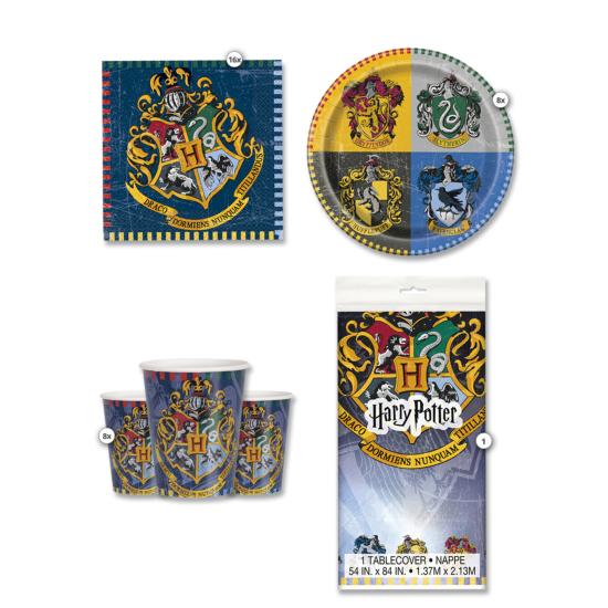 Kit de fiesta Harry Potter Casas 8 personas Kit de fiesta Harry Potter Casas 8 personas