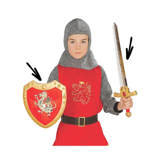 Kit soldado medieval infantil Kit soldado medieval infantil