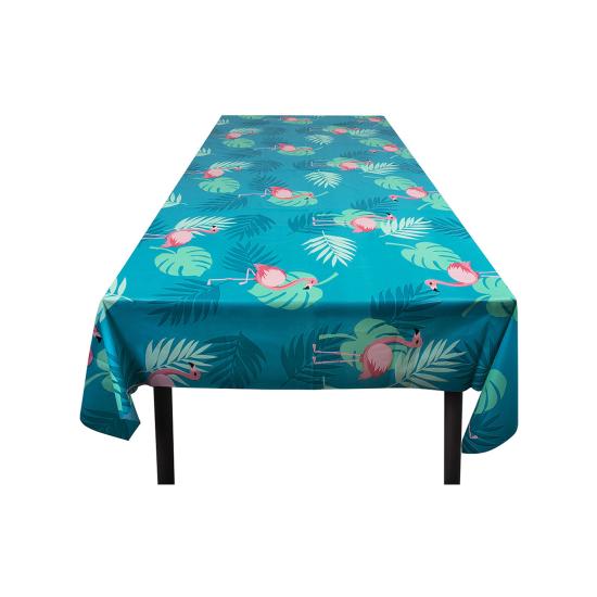 Mantel de flamencos azul - Flamingo Party Mantel de flamencos azul - Flamingo Party