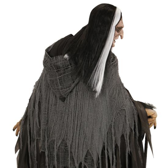 Máscara de bruja aterradora con peluca para adulto Máscara de bruja aterradora con peluca para adulto