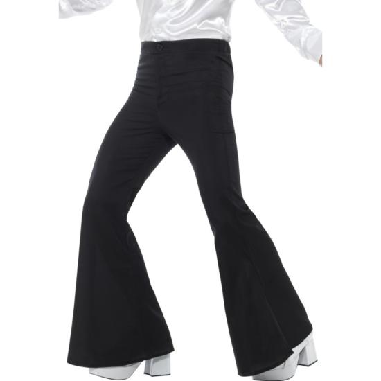 Pantalón de los 70 negro para hombre Pantalón de los 70 negro para hombre