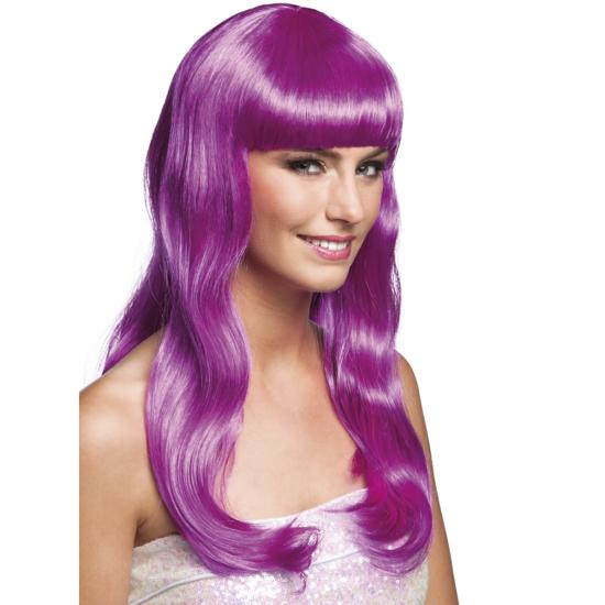 Peluca Chique morada para mujer Peluca Chique morada para mujer