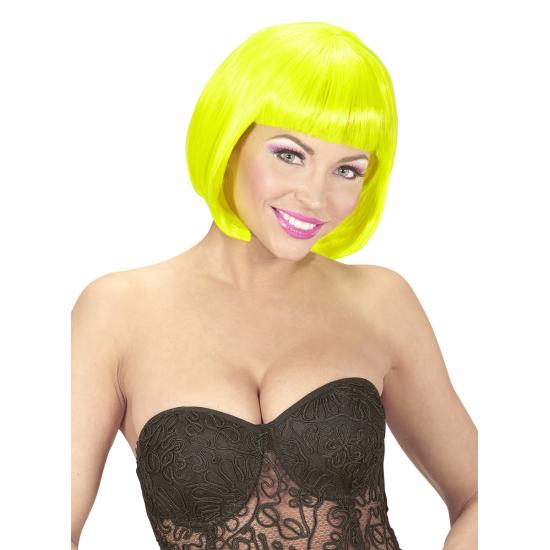Peluca amarilla brillante para mujer ^ Peluca amarilla brillante para mujer ^