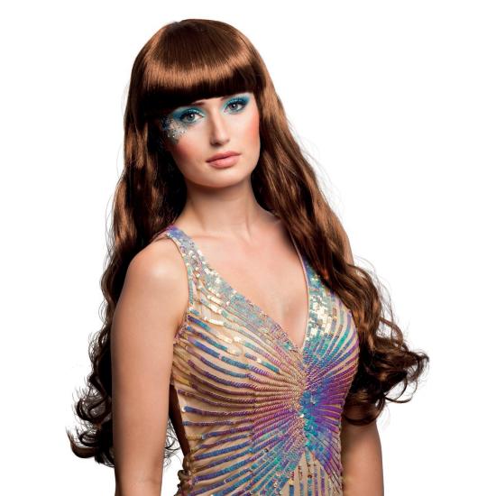 Peluca Larga Castaña Riber para mujer Peluca Larga Castaña Riber para mujer