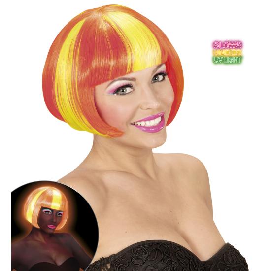 Peluca con la bandera de España para mujer ^ Peluca con la bandera de España para mujer ^