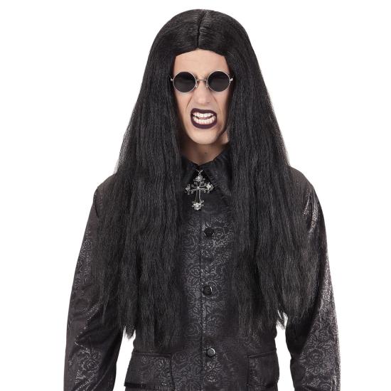 Peluca cantante Ozzy o Vampiro para hombre Peluca cantante Ozzy o Vampiro para hombre