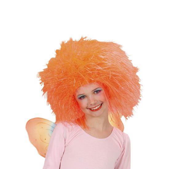 Peluca de hada naranja para niña Peluca de hada naranja para niña