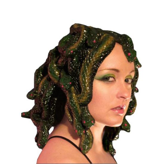 Peluca de medusa esculpida Peluca de medusa esculpida