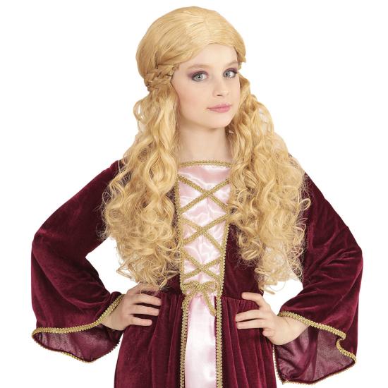 Peluca de princesa rubia para niña Peluca de princesa rubia para niña