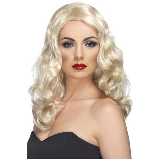 Peluca glamurosa rubia Peluca glamurosa rubia