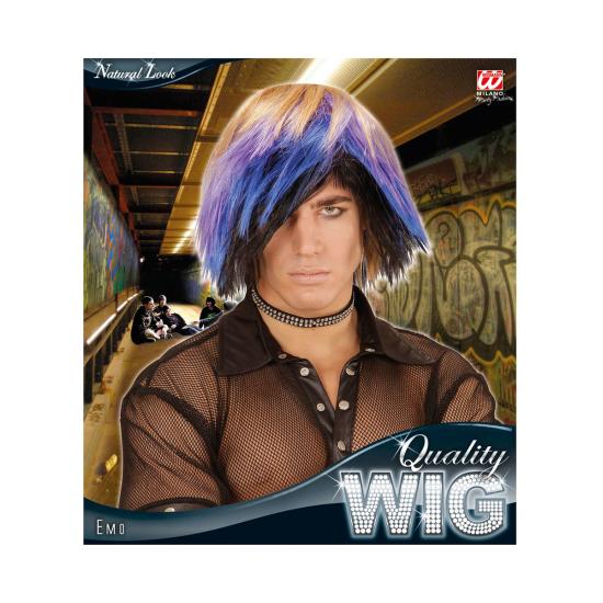 Peluca morada gótica para hombre Peluca morada gótica para hombre