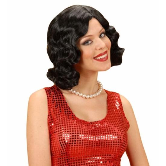 Peluca negra años 20 Peluca negra años 20