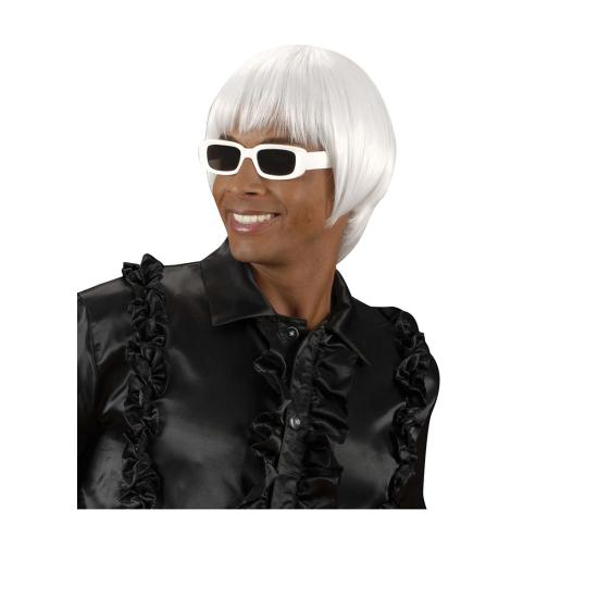 Peluca Rave blanca Peluca Rave blanca