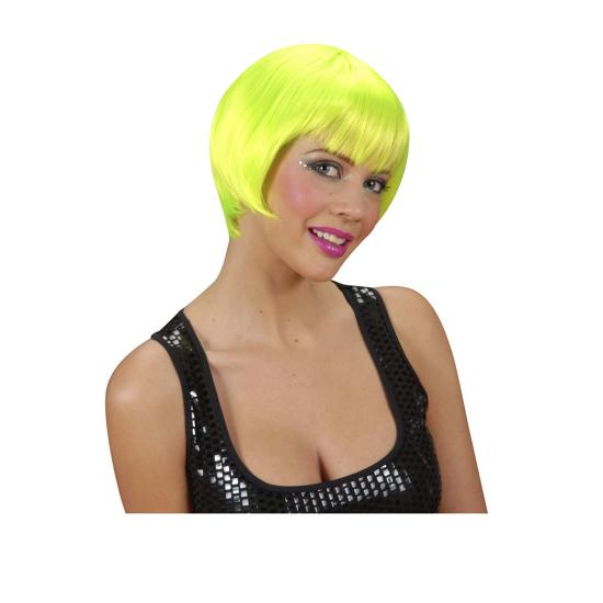 Peluca Rave verde fluorescente Peluca Rave verde fluorescente