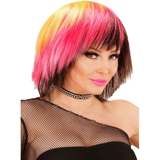 Peluca rosa gótica para mujer Peluca rosa gótica para mujer