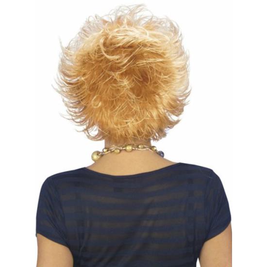 Peluca rubia efecto mojado para mujer Peluca rubia efecto mojado para mujer