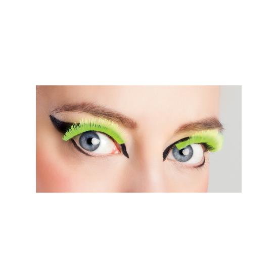 Pestañas amarillas fluorescentes para mujer Pestañas amarillas fluorescentes para mujer