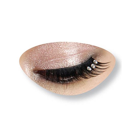 Pestañas negras con strass Pestañas negras con strass