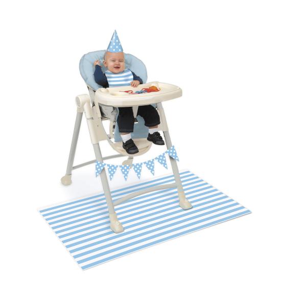 Set de 1º cumpleaños azul y blanco Set de 1º cumpleaños azul y blanco