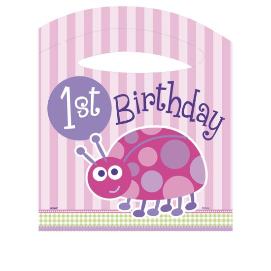 Set de 1º cumpleaños mariquita rosa Set de 1º cumpleaños mariquita rosa