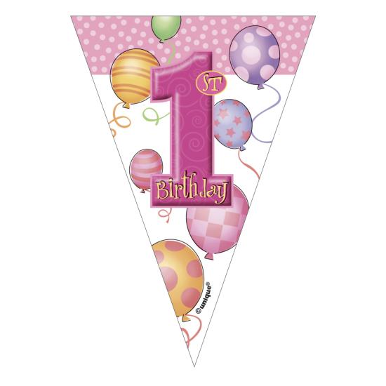 Set de 1º cumpleaños rosa Set de 1º cumpleaños rosa