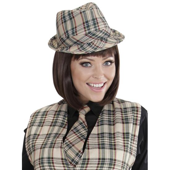 Sombrero de cuadros para adulto Sombrero de cuadros para adulto