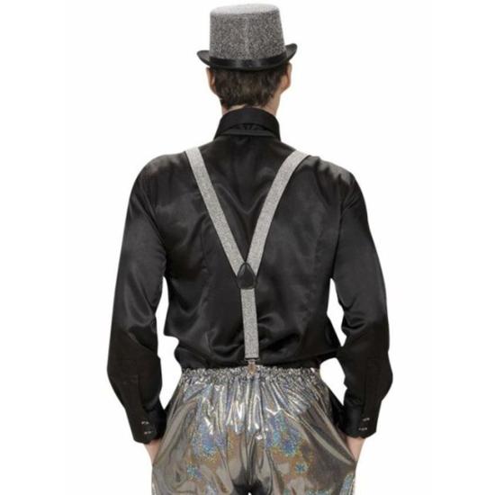 Tirantes de lúrex plateados Tirantes de lúrex plateados