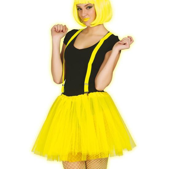 Tutú amarillo neón para mujer Tutú amarillo neón para mujer