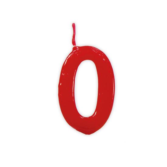 Vela de Cumpleaños Clásica Número 0 Vela de Cumpleaños Clásica Número 0