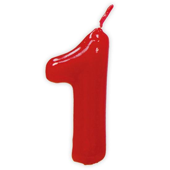 Vela de Cumpleaños Clásica Número 1 Vela de Cumpleaños Clásica Número 1
