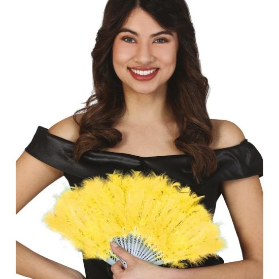 Abanico de plumas Amarillo Abanico de plumas Amarillo