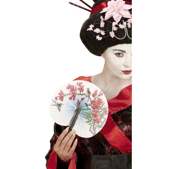 Abanico Oriental en Papel de 23 cms Abanico Oriental en Papel de 23 cms