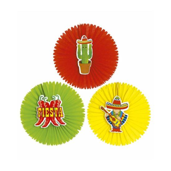 Abanico papel Mexico 55 cms Abanico papel Mexico 55 cms