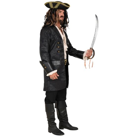 Abrigo Aspecto Cuero Negro Multi personajes adulto Abrigo Aspecto Cuero Negro Multi personajes adulto