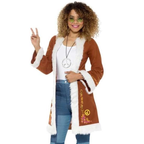 Abrigo de Hippie Marrón  mujer Abrigo de Hippie Marrón  mujer