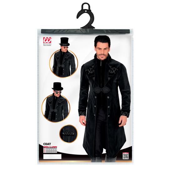 Abrigo gótico para hombre de terciopelo, frac steampunk, para carnaval, Halloween, cosplay Abrigo gótico para hombre de terciopelo, frac steampunk, para carnaval, Halloween, cosplay