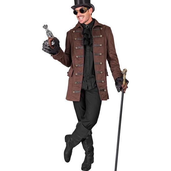 Abrigo Marrón es ideal para encarnar diferentes personajes LUJO Abrigo Marrón es ideal para encarnar diferentes personajes LUJO