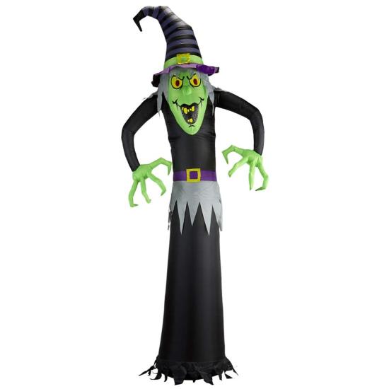 Adorno Hinchable de Bruja Luminoso 244 cms Adorno Hinchable de Bruja Luminoso 244 cms
