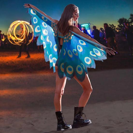 Alas de pavo real Alas de pavo real