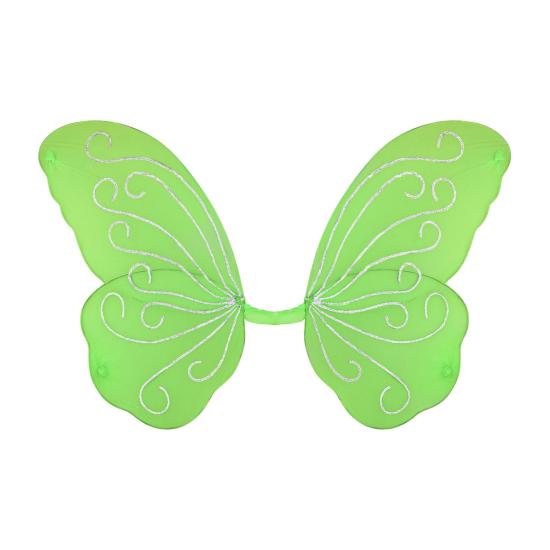 Alas Mariposa con Purpurina en color verde Alas Mariposa con Purpurina en color verde