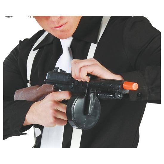 Ametralladora disfraz Ganster 50 cms con Sonido . Ametralladora disfraz Ganster 50 cms con Sonido .
