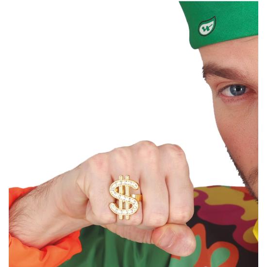 Anillo Dollar Dorado. Anillo Dollar Dorado.