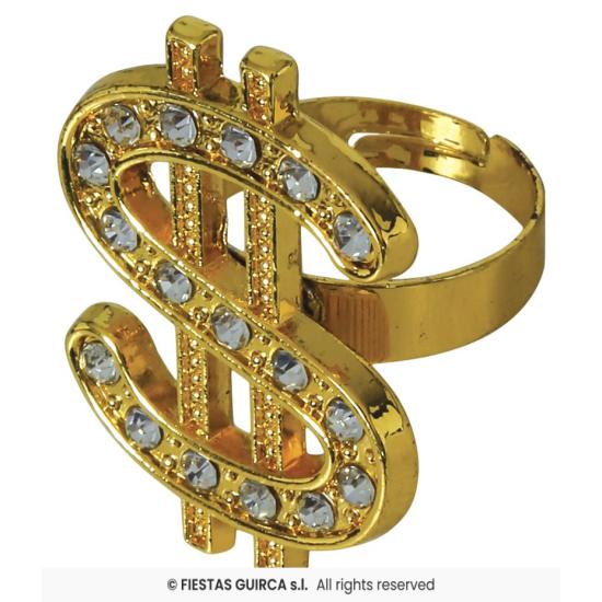 Anillo Dollar Dorado. Anillo Dollar Dorado.
