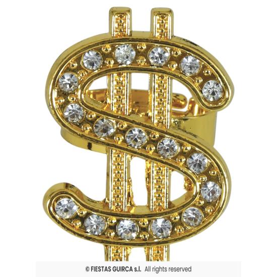 Anillo Dollar Dorado. Anillo Dollar Dorado.